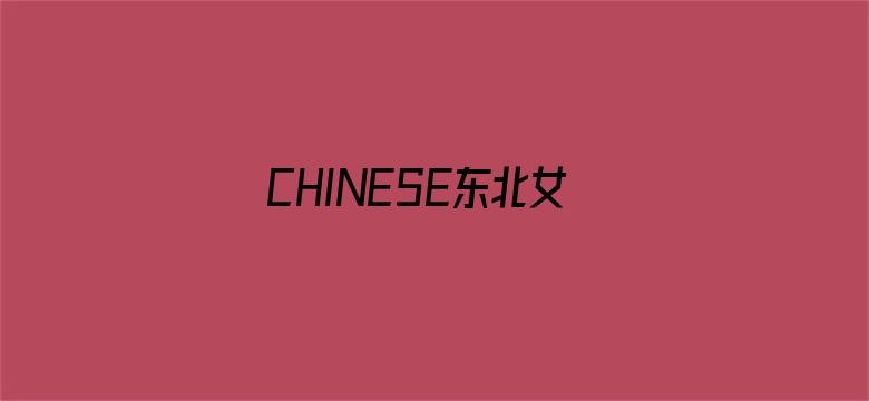 >CHINESE东北女人真爽横幅海报图