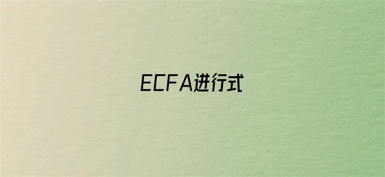 ECFA进行式