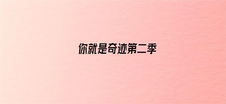 你就是奇迹第二季