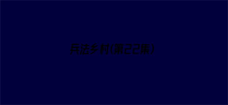 兵法乡村(第22集)