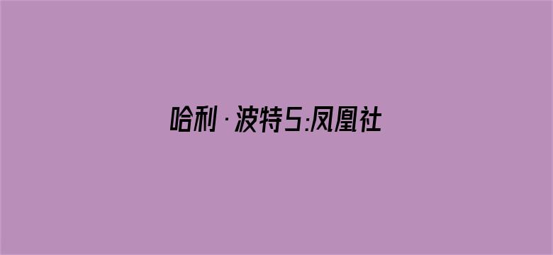 哈利·波特5:凤凰社(普通话)