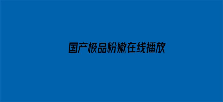 >国产极品粉嫩在线播放横幅海报图