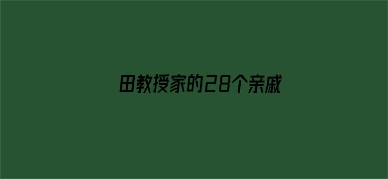 田教授家的28个亲戚