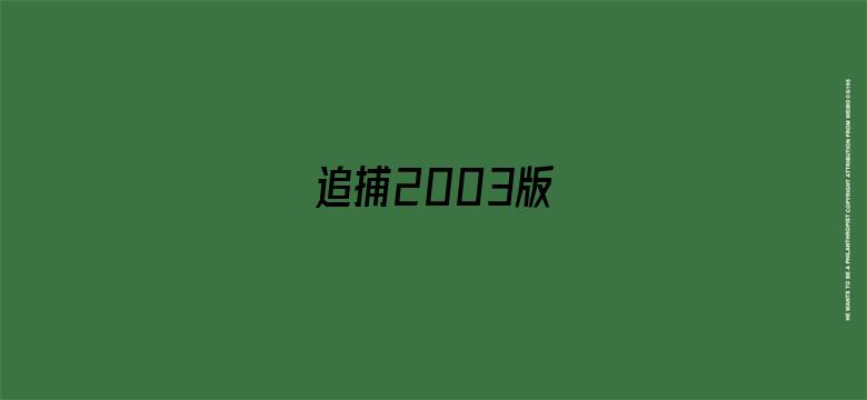 追捕2003版